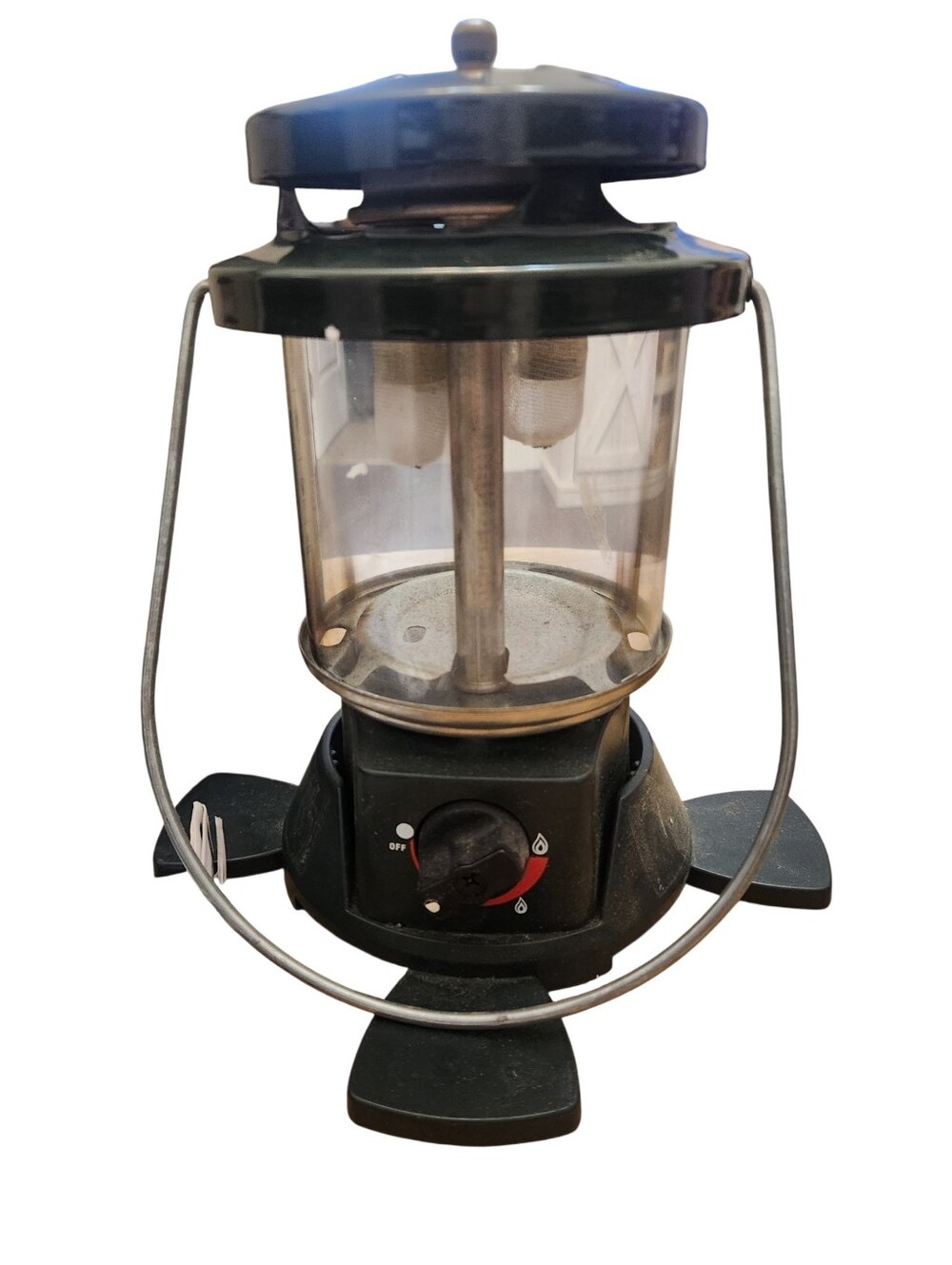 Coleman 2-Mantle Propane Lantern 5155-7020 Match Light Green in Box Camping Hunt